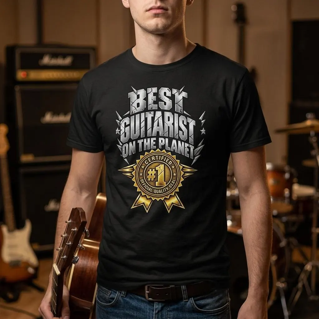 Gitarristen Shirt als Geschenk für Rockfans und Bandmitglieder