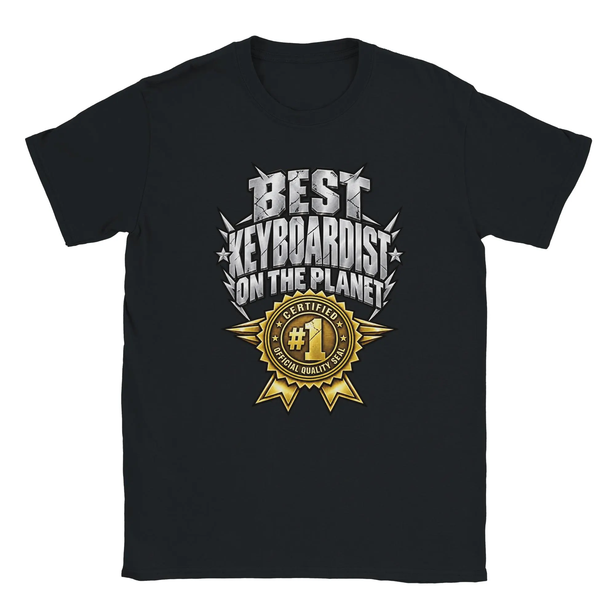 Keyboard Shirt mit Official Quality Seal für Keyboardspieler und Musiker